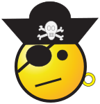 pirate smiley