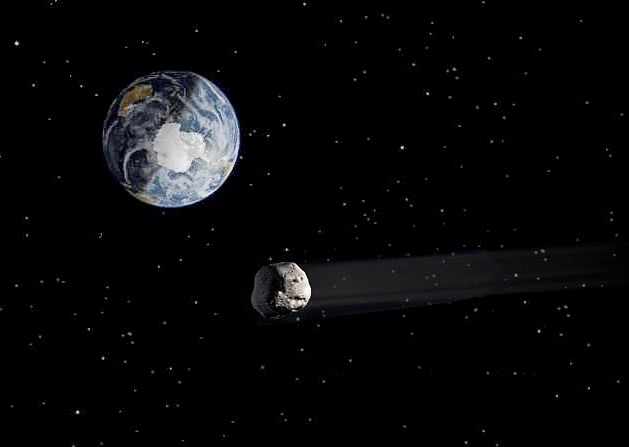 asteroid passing Earth