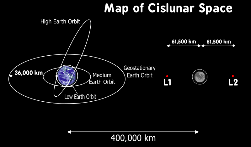 Image result for Cislunar Map