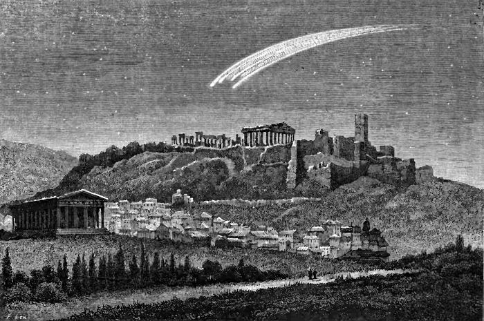 bolide over Athens 1875