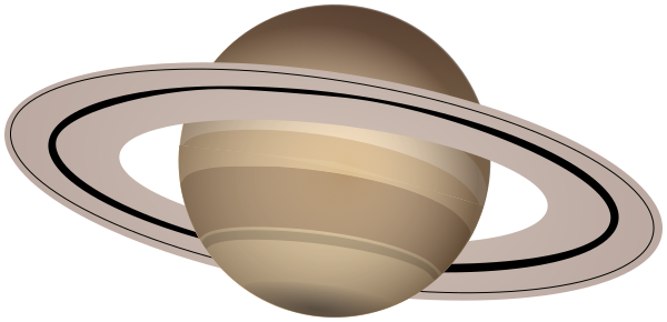 Saturn isolated clipart