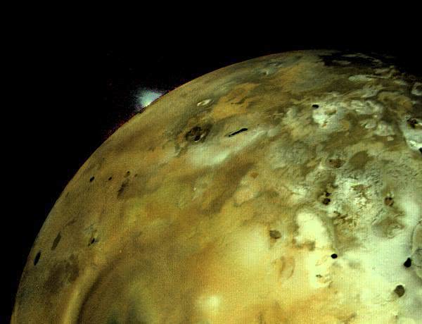 volcanic explosion on Io