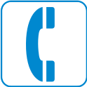 phone icon blue 2