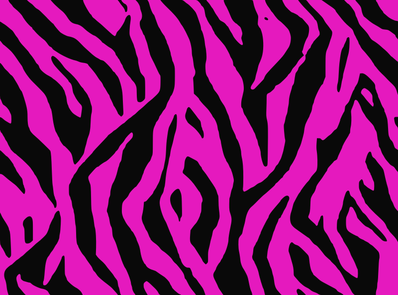 animal stripes pink