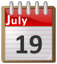 calendar July 19