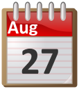 calendar August 27