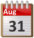 calendar August 31