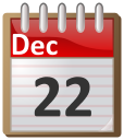 calendar December 22