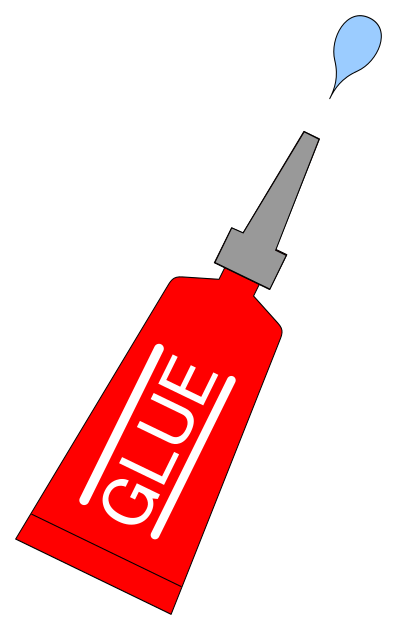 glue red