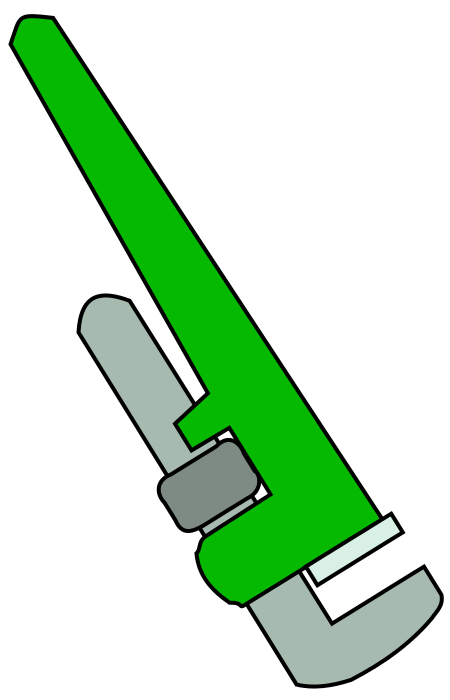pipe wrench green