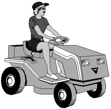 mower riding