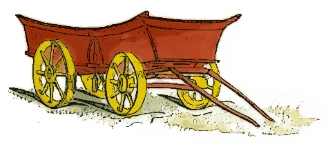 wagon wooden cart