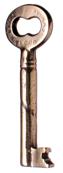 bronze skeleton key