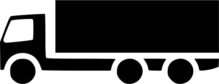 truck BW icon