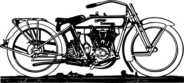 old style motorcycle