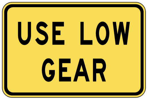 use low gear