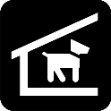 dog shelter icon