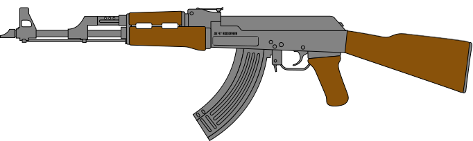 AK 47 rifle