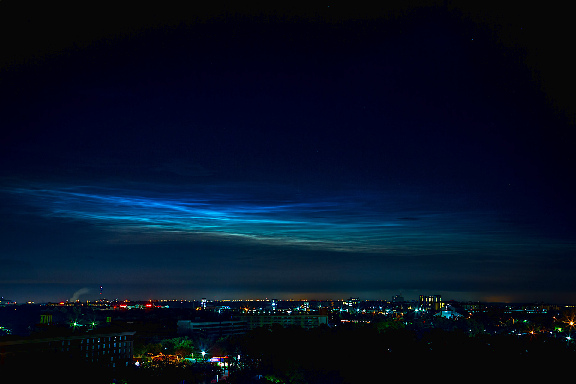 Noctilucent Clouds over Orlando