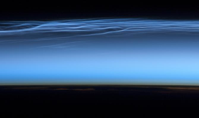 noctilucent clouds NASA
