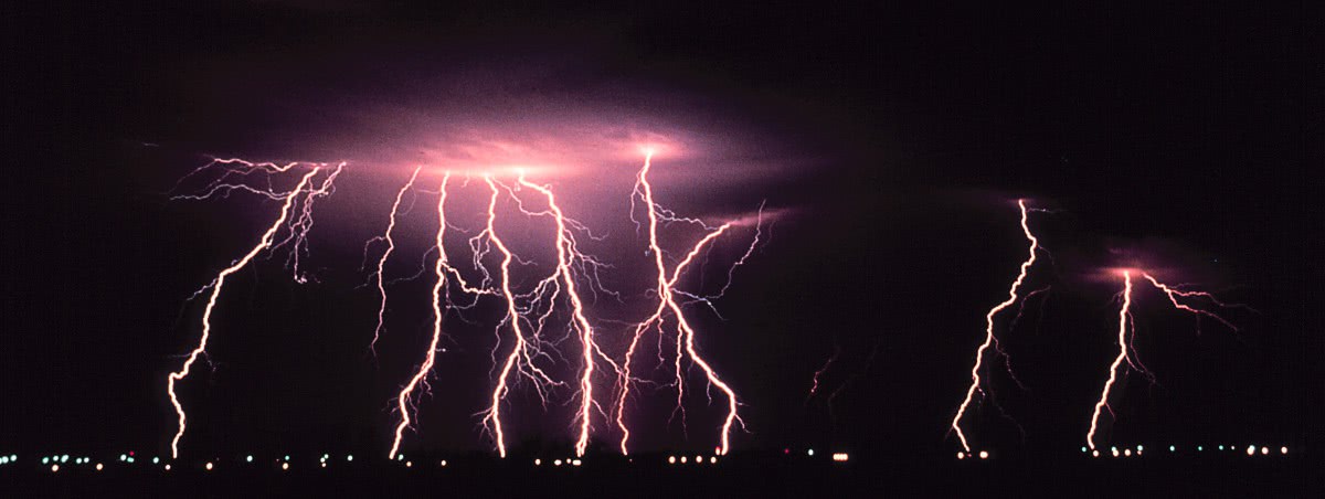 lightning time lapse