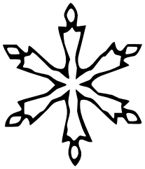 Snowflake BW 46