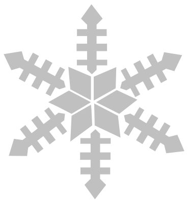 snowflake crystal BW