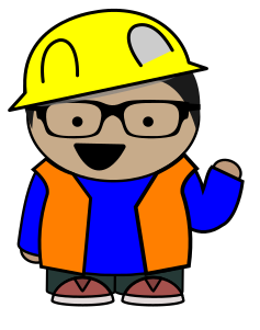 construction boy glasses