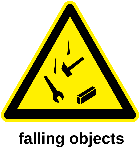 falling objects label