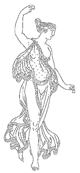 Ancient Greek dancer