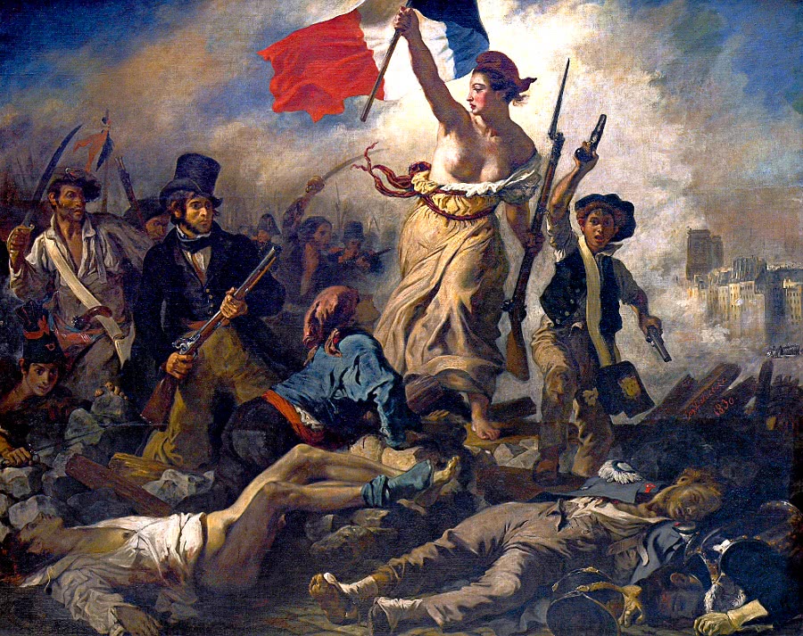 Liberty Guiding the People  Delacroix