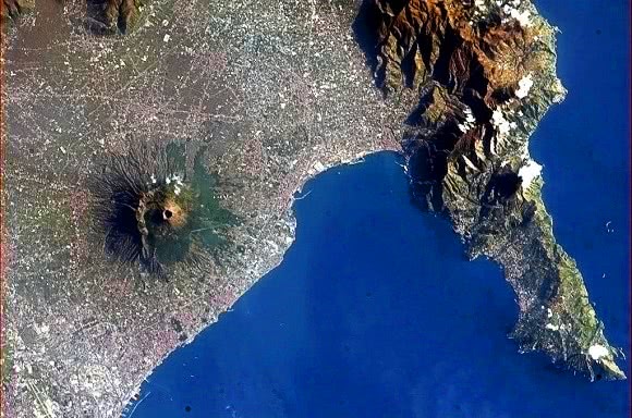Mt Vesuvius NASA